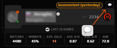 Step 1 - Click comment icon